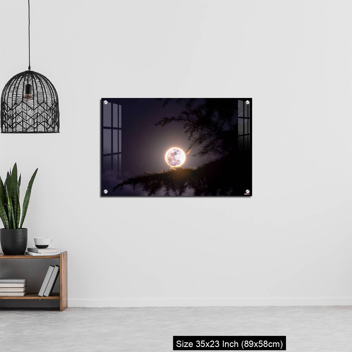 OMGs Acrylic Wall Decor – February's full Moon - The Snow Moon - Image 13