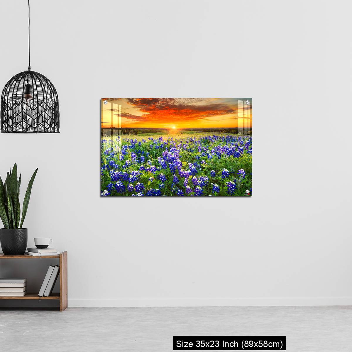 OMGs Acrylic Wall Decor – Sunset on Sugar Ridge Road, Ennis, TX - Image 13