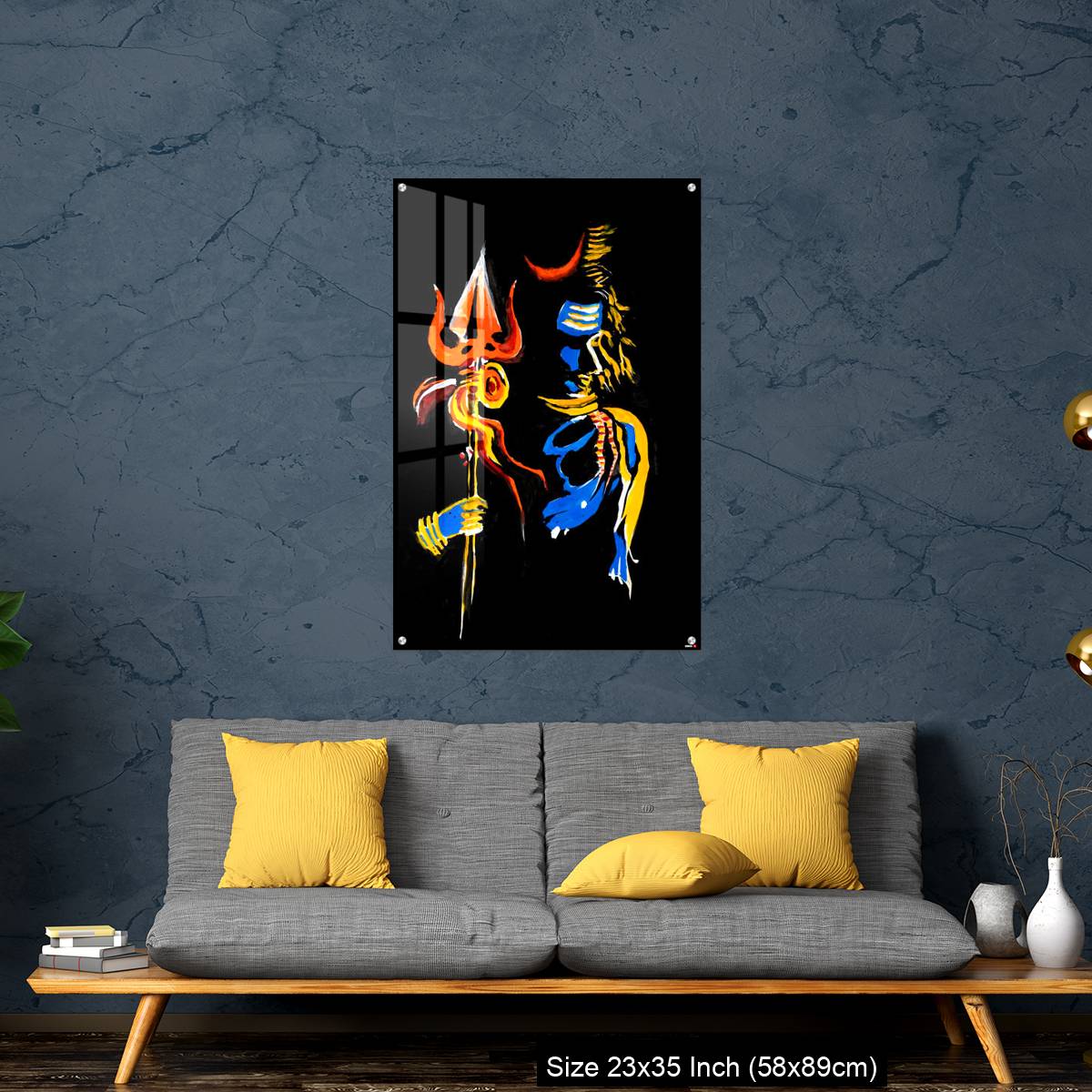 OMGs Acrylic Wall Decor – Lord Shiva with his trishul - Image 14