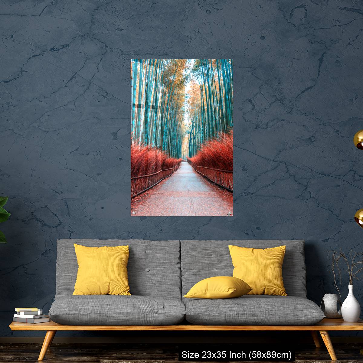 OMGs Acrylic Wall Decor – walkway bamboo tunnel named Arashiyama bamboo forest in Kyoto, Tourist landmark of Japan - Image 14