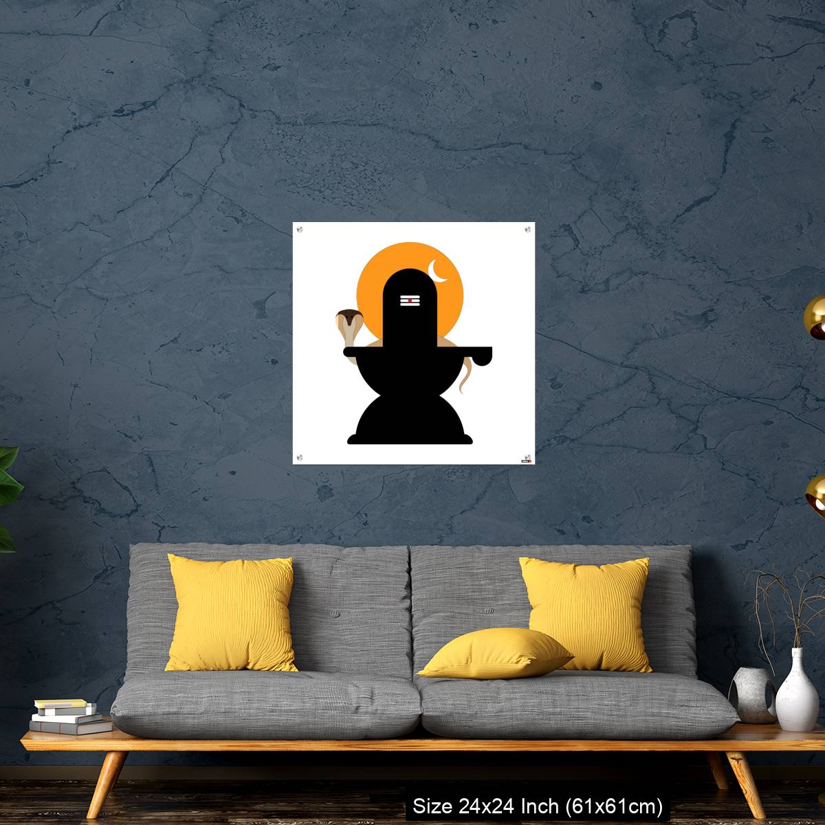 OMGs Acrylic Wall Decor – Shiva Lingam  with snake - Image 14