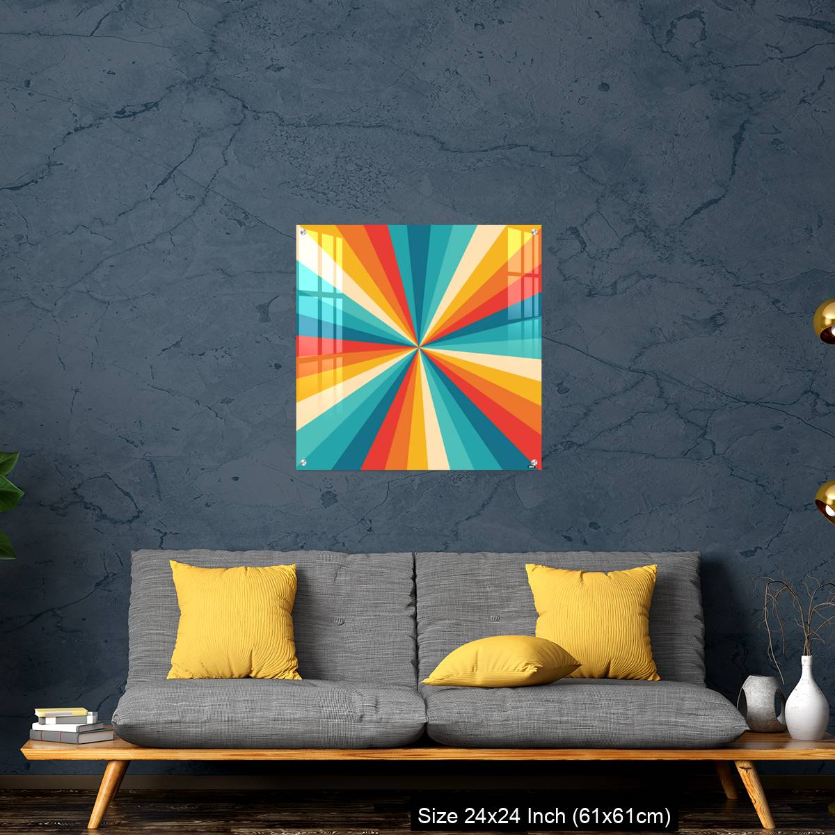 OMGs Acrylic Wall Decor – Sunburst Retro - Image 14