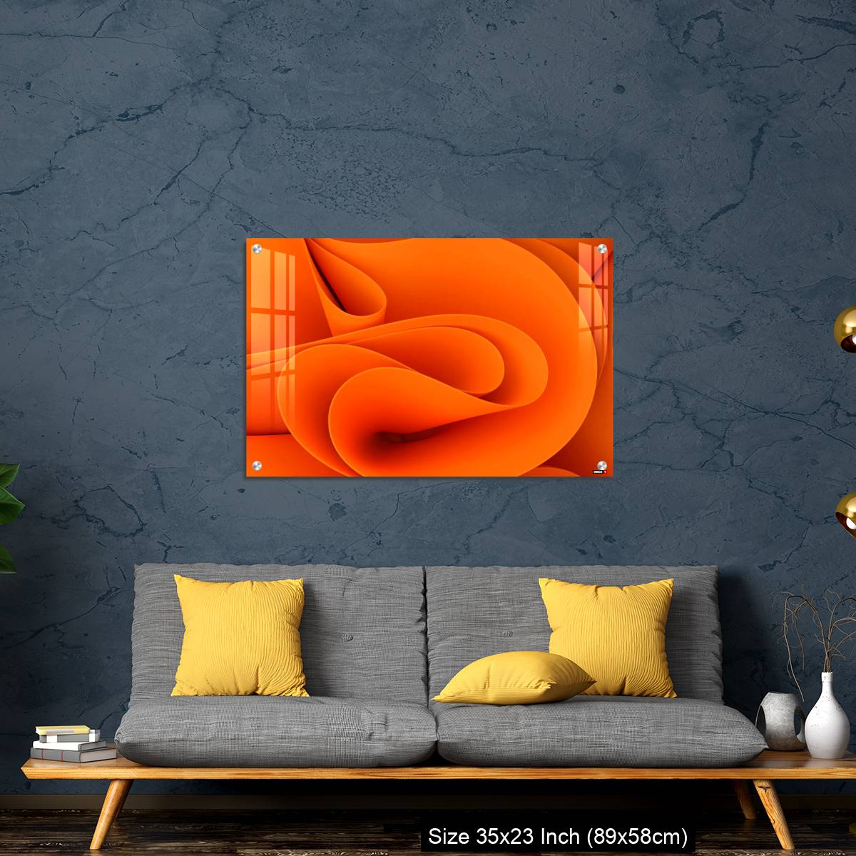 OMGs Acrylic Wall Decor – Wavy swirly fabric. - Image 14