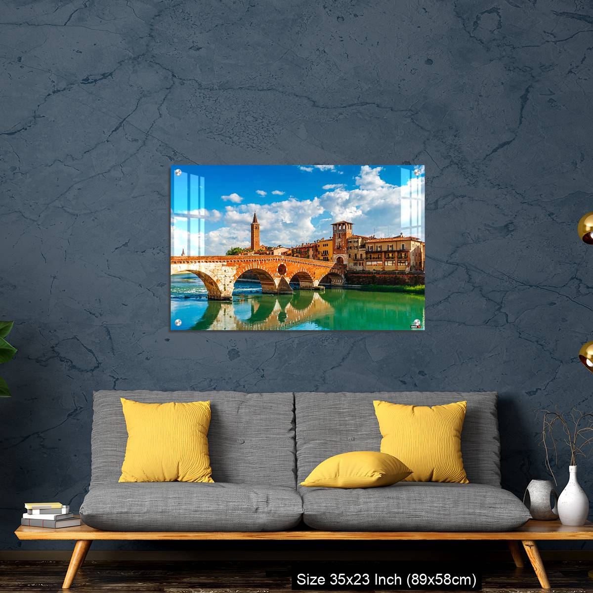 OMGs Acrylic Wall Decor – Bridge Ponte Pietra in Verona on Adige river - Image 14