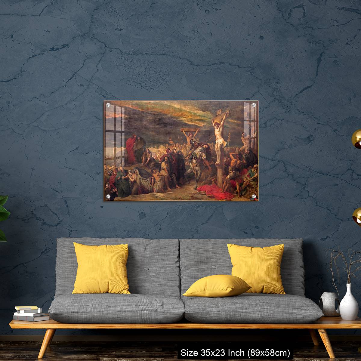 OMGs Acrylic Wall Decor – Brussels - The Crucifixion paint in st. Jacques church - Image 14