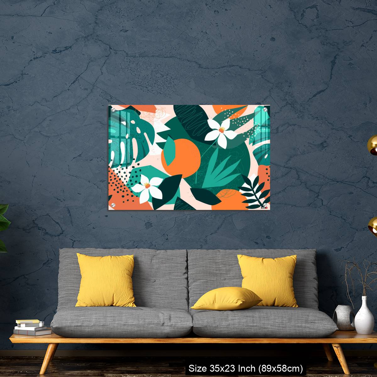 OMGs Acrylic Wall Decor – Collage contemporary floral seamless pattern - Image 14