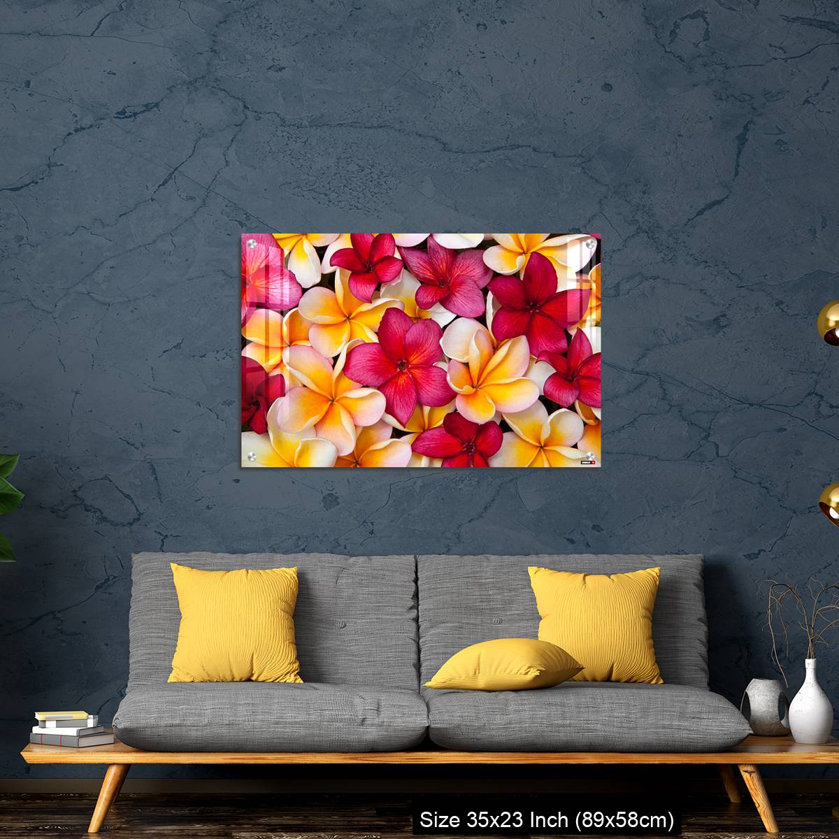 OMGs Acrylic Wall Decor – Colorful Pulmeria (or Frangipani) flowers - Image 14