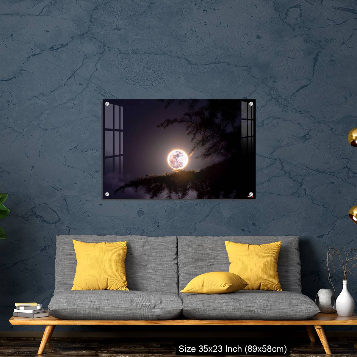 OMGs Acrylic Wall Decor – February's full Moon - The Snow Moon - Image 14