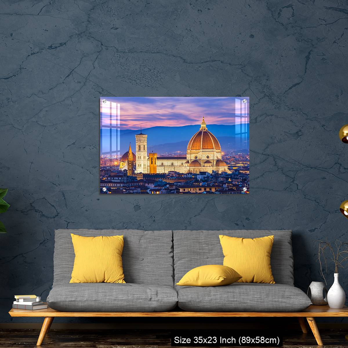 OMGs Acrylic Wall Decor – The twilight of Florence in Tuscany, Italy - Image 14