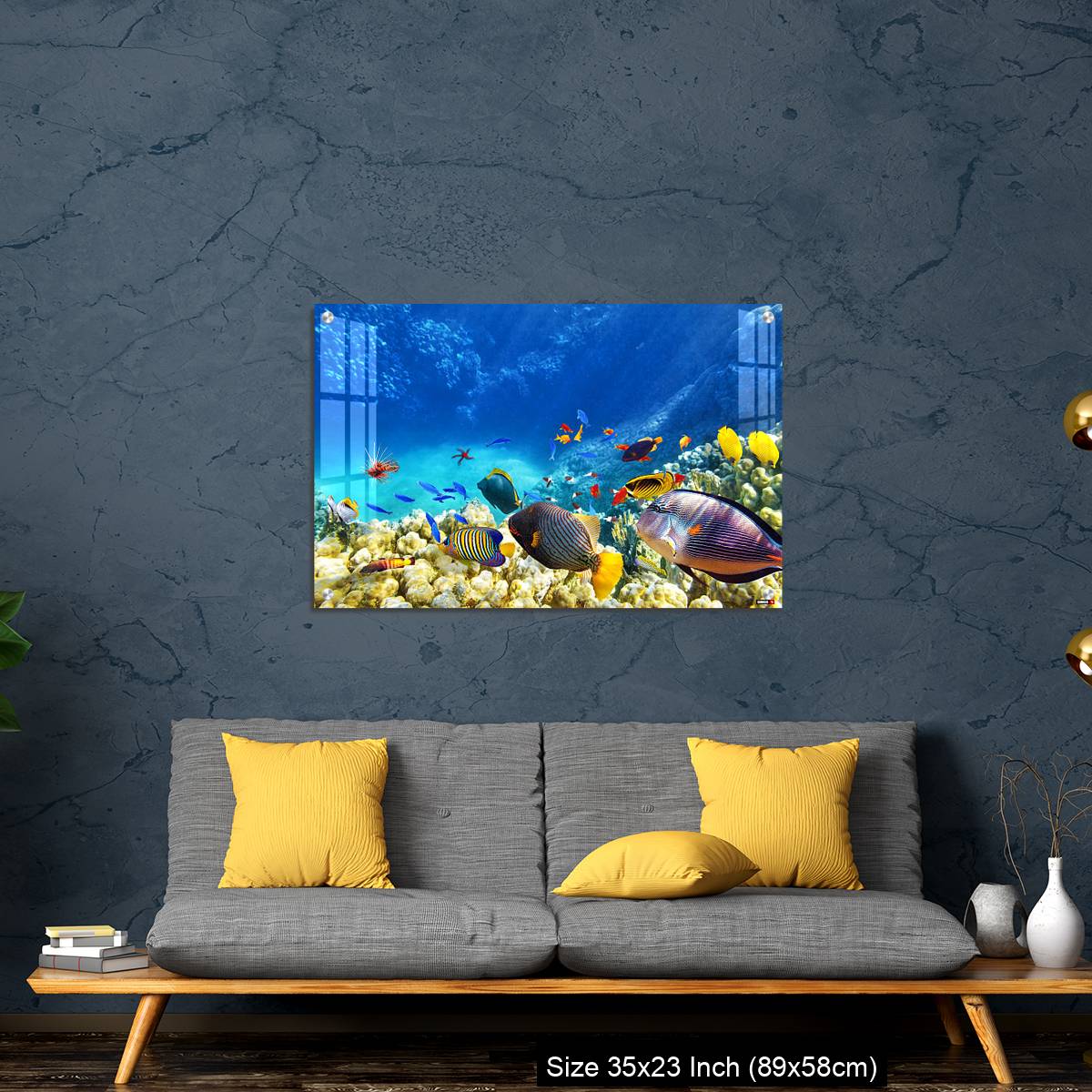 OMGs Acrylic Wall Decor – Underwater world with corals and tropical fish. - Image 14