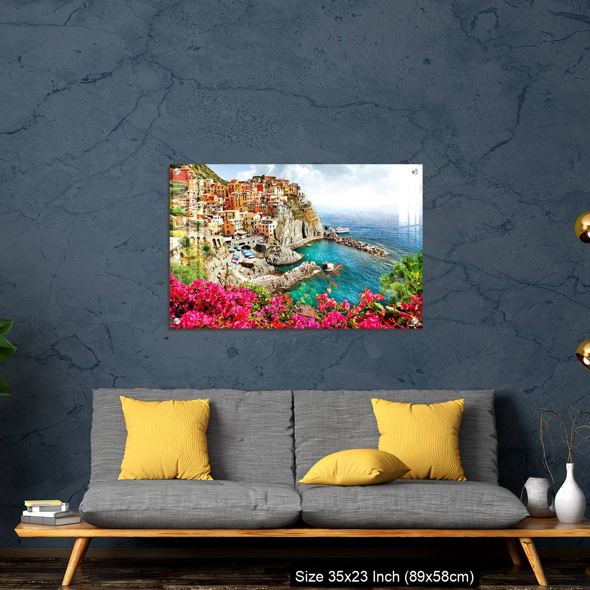 OMGs Acrylic Wall Decor – beautiful places of Italy  - Monarola village (Cinque terre) - Image 14
