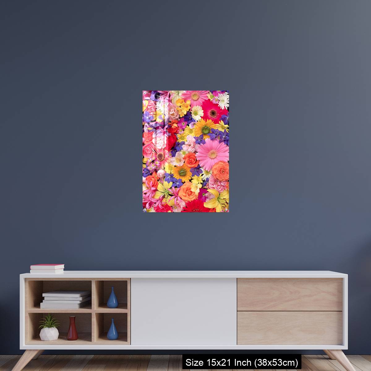 OMGs Acrylic Wall Decor – Colorful Flower Montage - Image 15