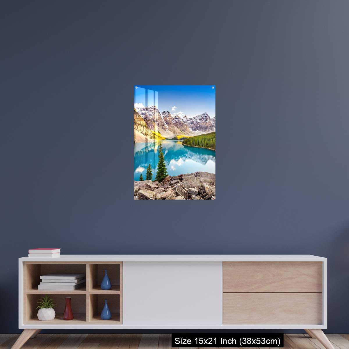 OMGs Acrylic Wall Decor – Landscape view of Moraine lake in Canadian Rocky Mountains - Image 15