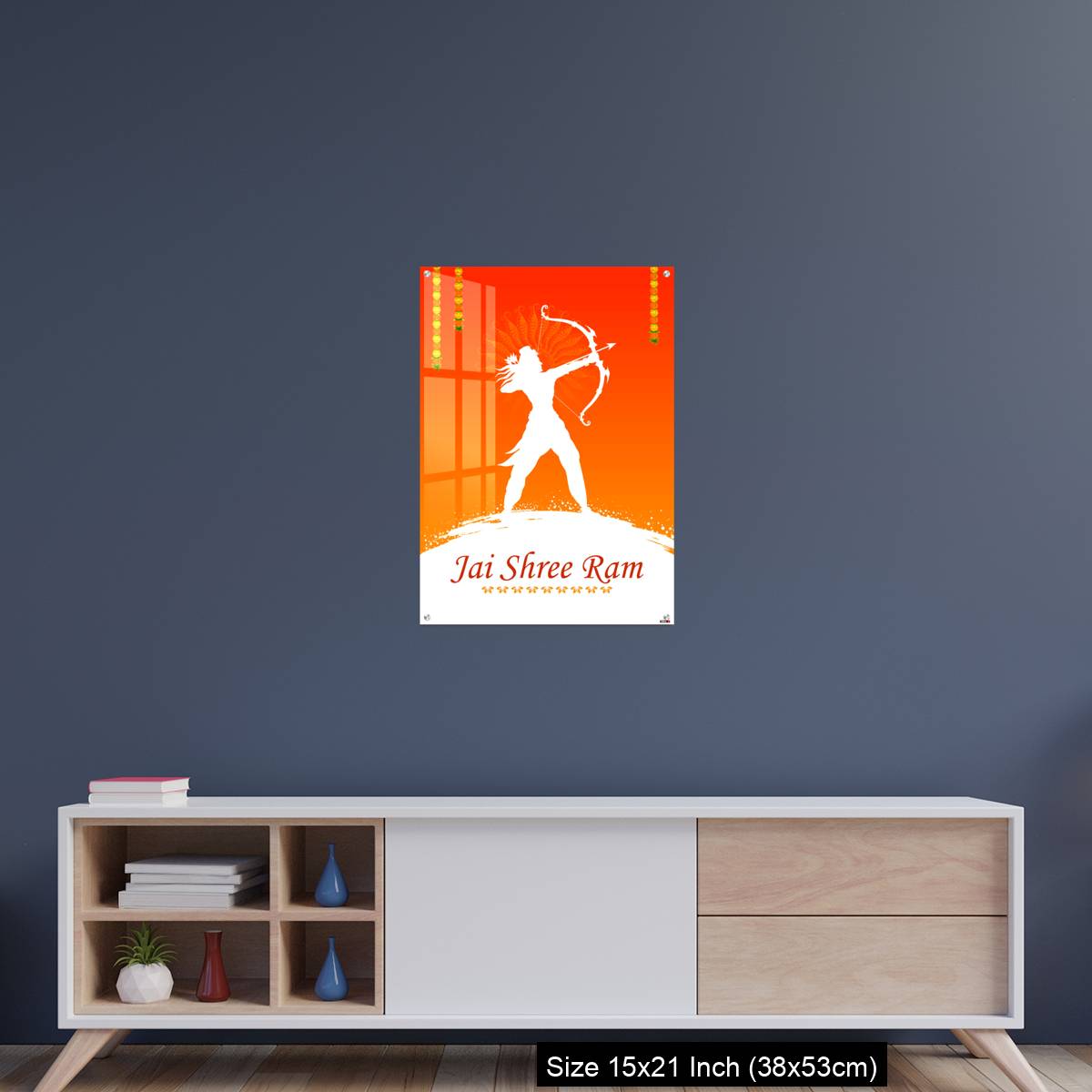OMGs Acrylic Wall Decor – Lord Rama with bow arrow - Image 15