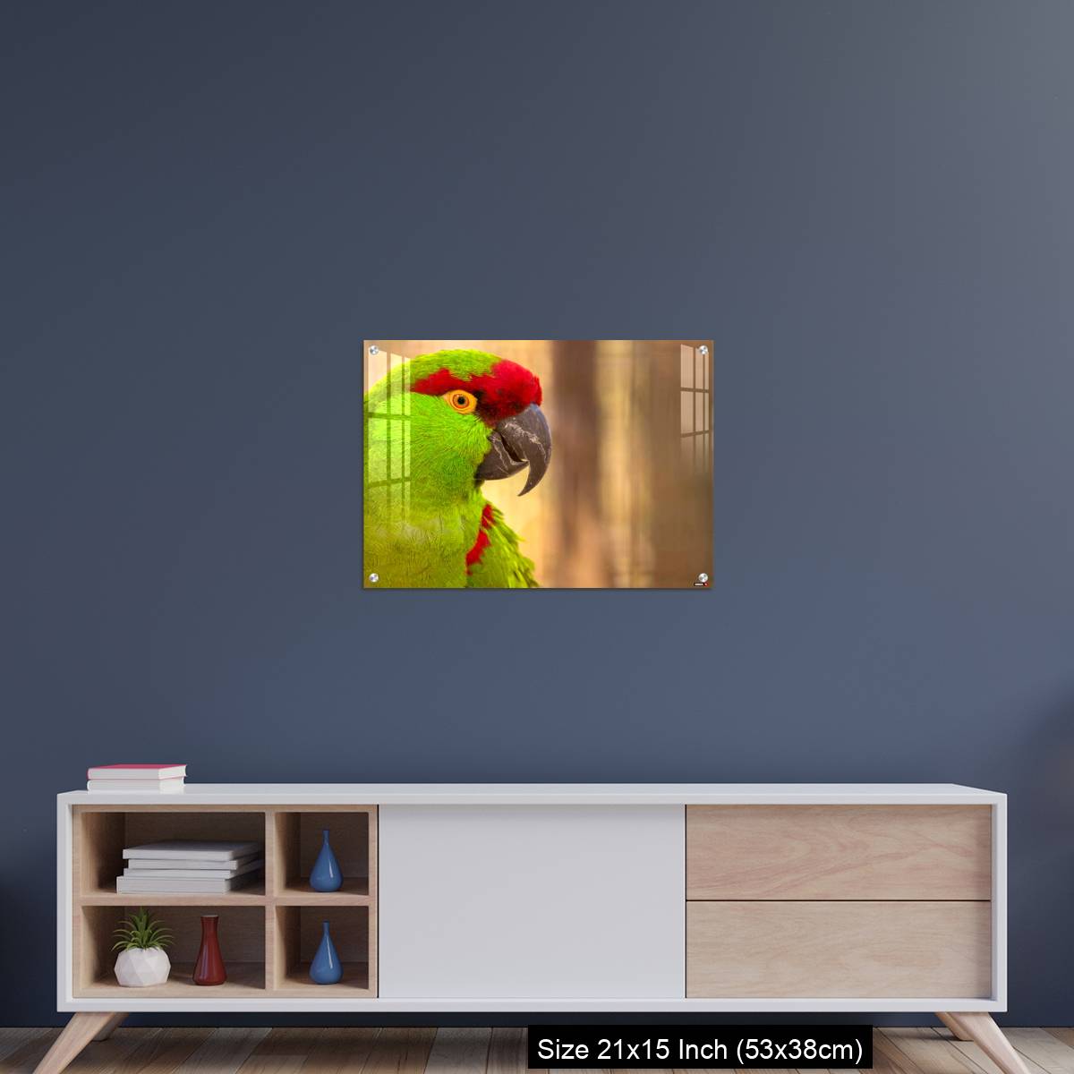 OMGs Acrylic Wall Decor – Close-up portrait of a thick billed parrot - Image 15