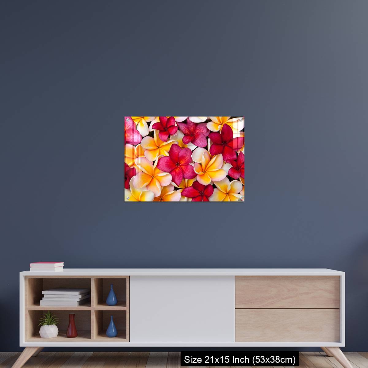OMGs Acrylic Wall Decor – Colorful Pulmeria (or Frangipani) flowers - Image 15