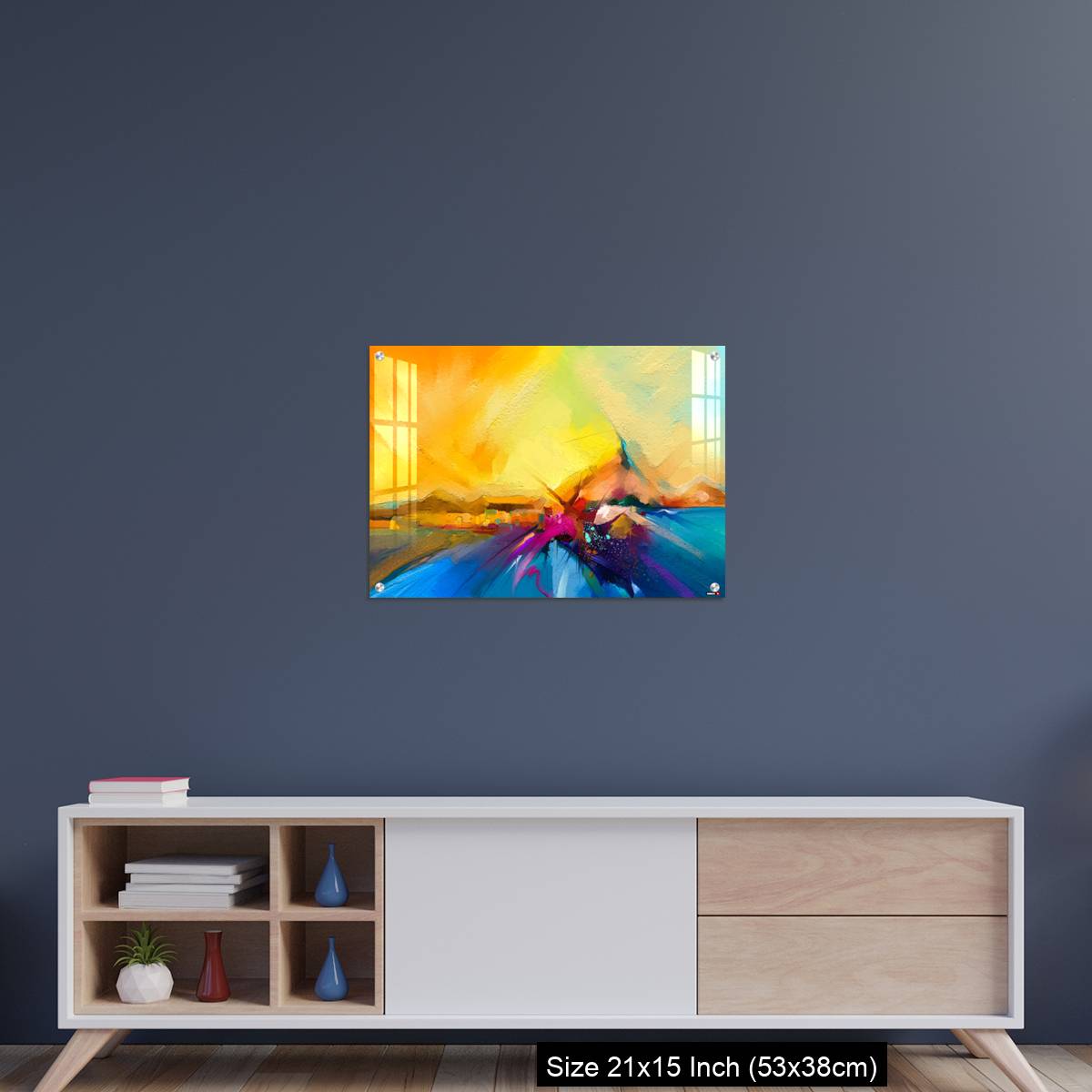 OMGs Acrylic Wall Decor – Colorful oil painting on canvas texture. - Image 15