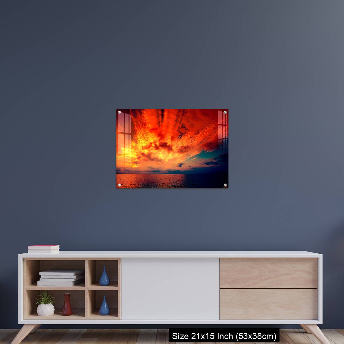 OMGs Acrylic Wall Decor – Early morning, burned sunrise over sea - Image 15