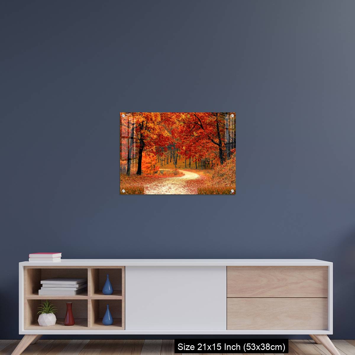 OMGs Acrylic Wall Decor – England-Foggy path in the autumn park - Image 15