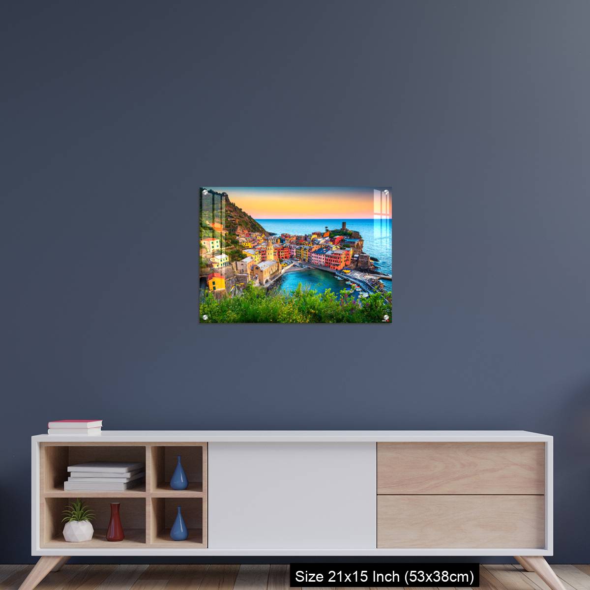 OMGs Acrylic Wall Decor – Famous touristic town of Liguria with beaches and colorful houses - Image 15