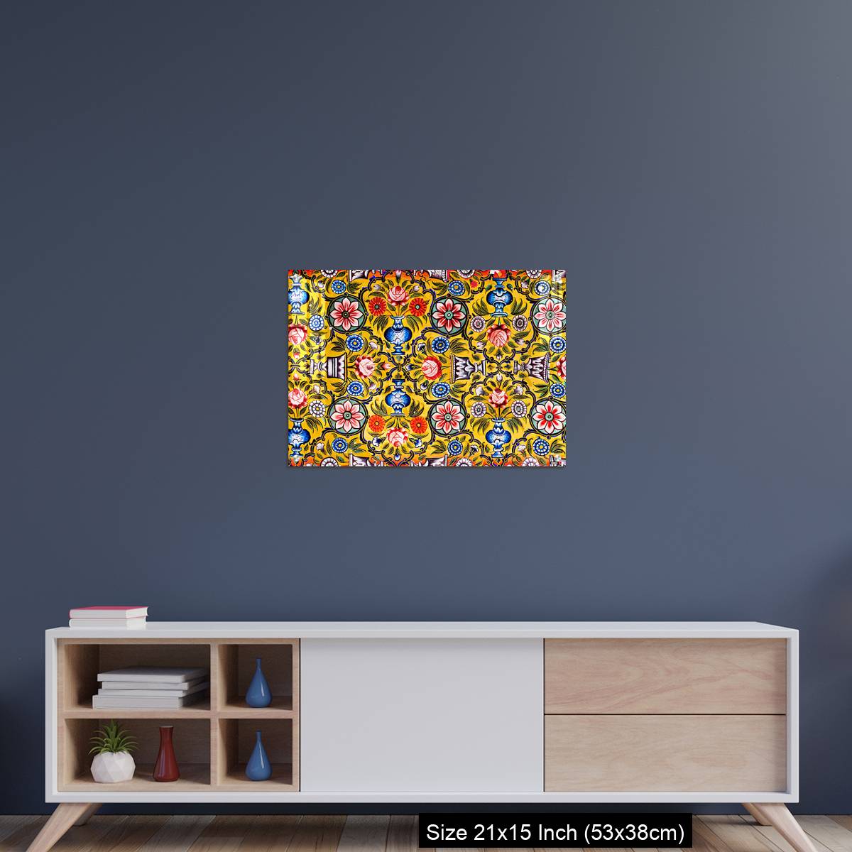 OMGs Acrylic Wall Decor – Floral patterns on colorful mural - Image 15