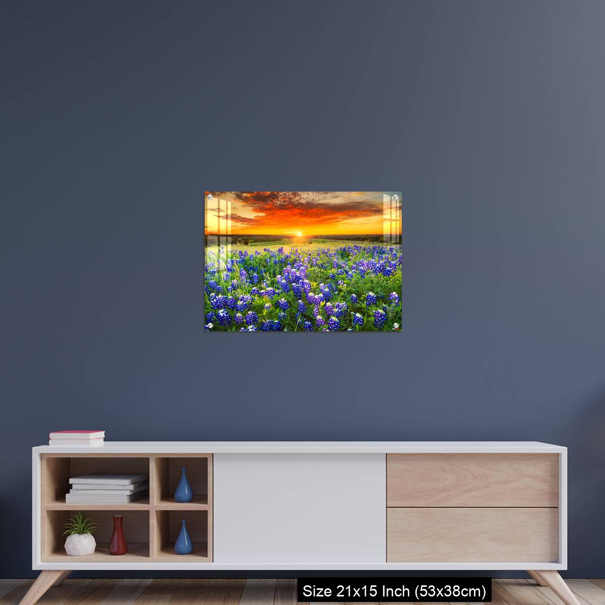 OMGs Acrylic Wall Decor – Sunset on Sugar Ridge Road, Ennis, TX - Image 15