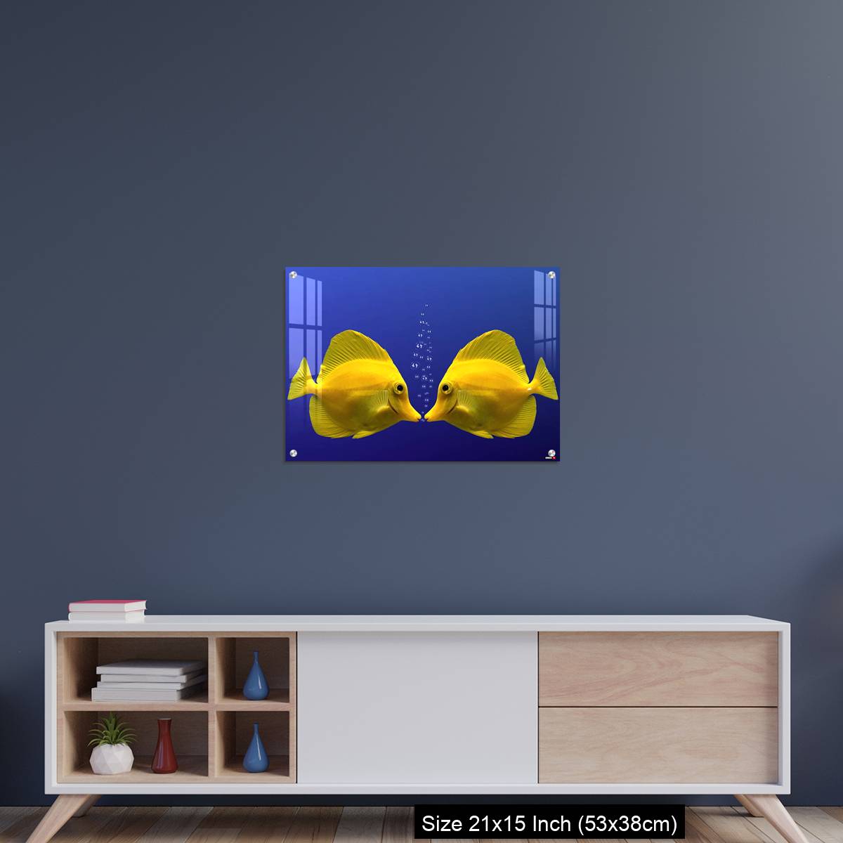 OMGs Acrylic Wall Decor – Two yellow tangs, face to face - Image 15