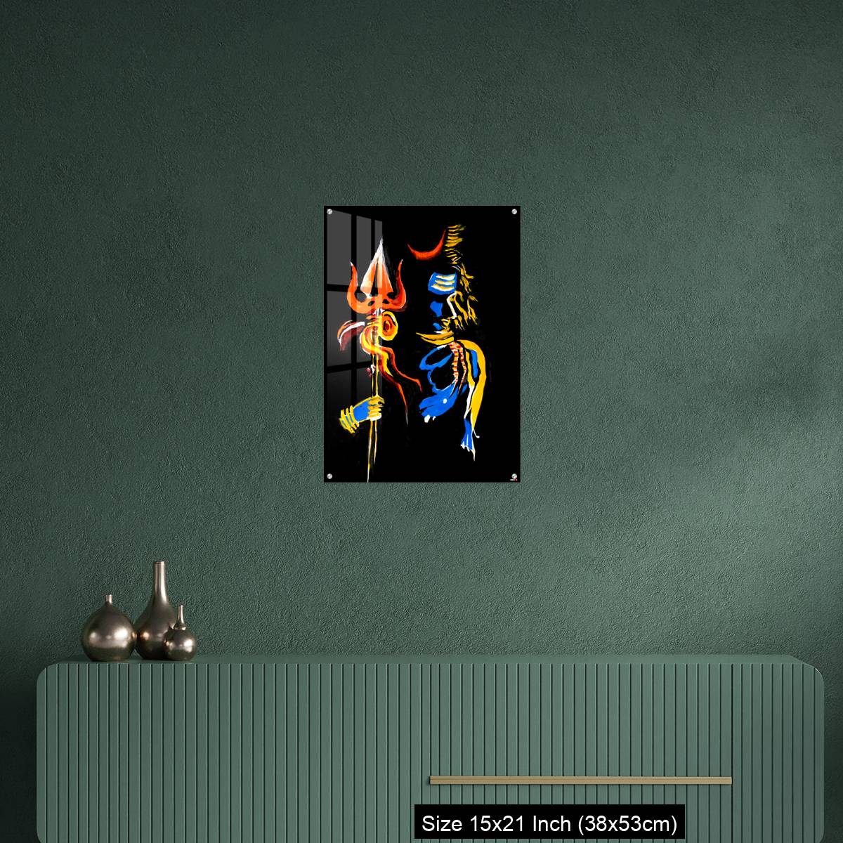 OMGs Acrylic Wall Decor – Lord Shiva with his trishul - Image 16