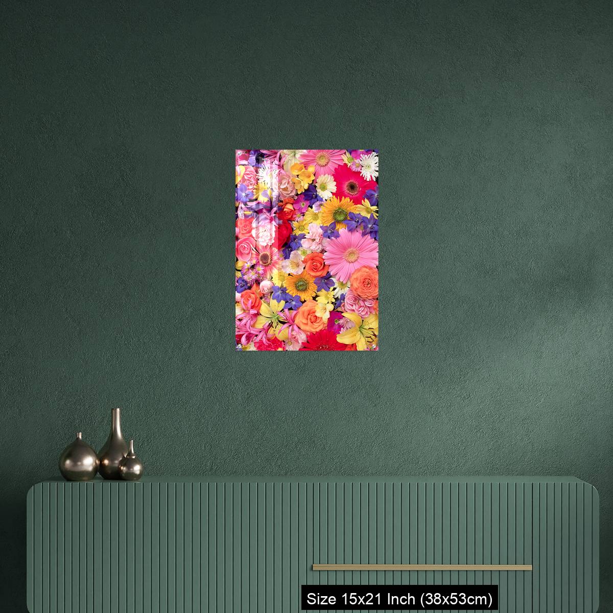 OMGs Acrylic Wall Decor – Colorful Flower Montage - Image 16