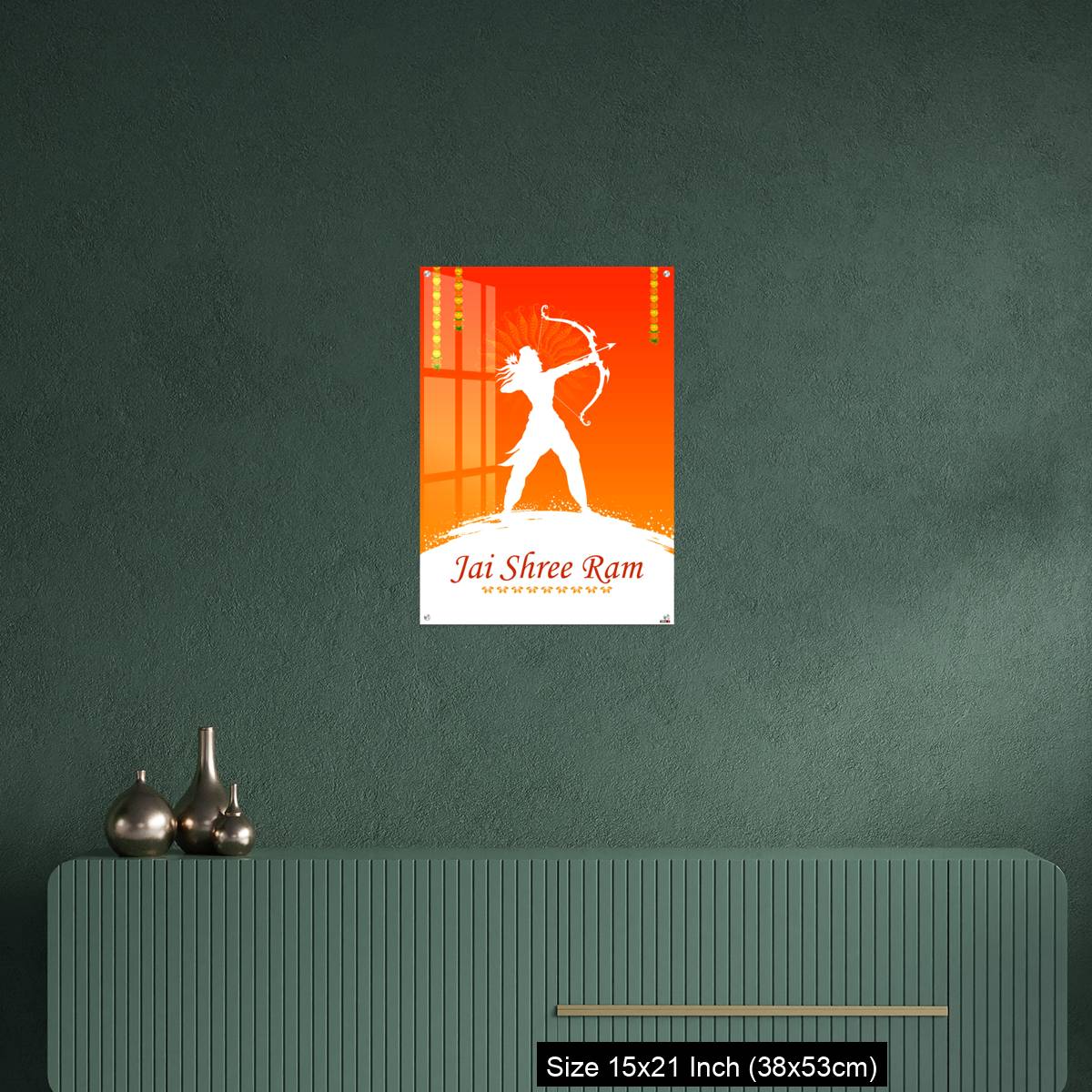 OMGs Acrylic Wall Decor – Lord Rama with bow arrow - Image 16