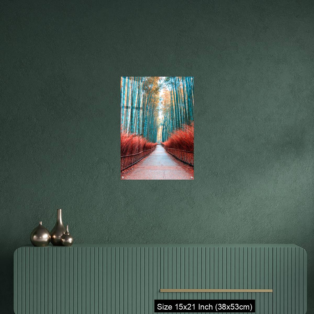 OMGs Acrylic Wall Decor – walkway bamboo tunnel named Arashiyama bamboo forest in Kyoto, Tourist landmark of Japan - Image 16