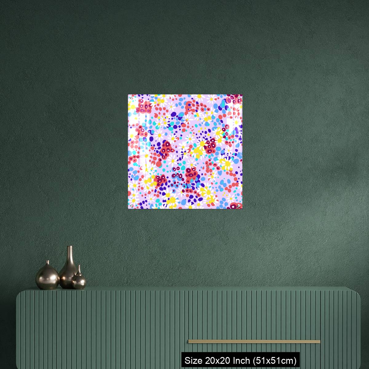 OMGs Acrylic Wall Decor – Bright nature summer floral background - Image 16