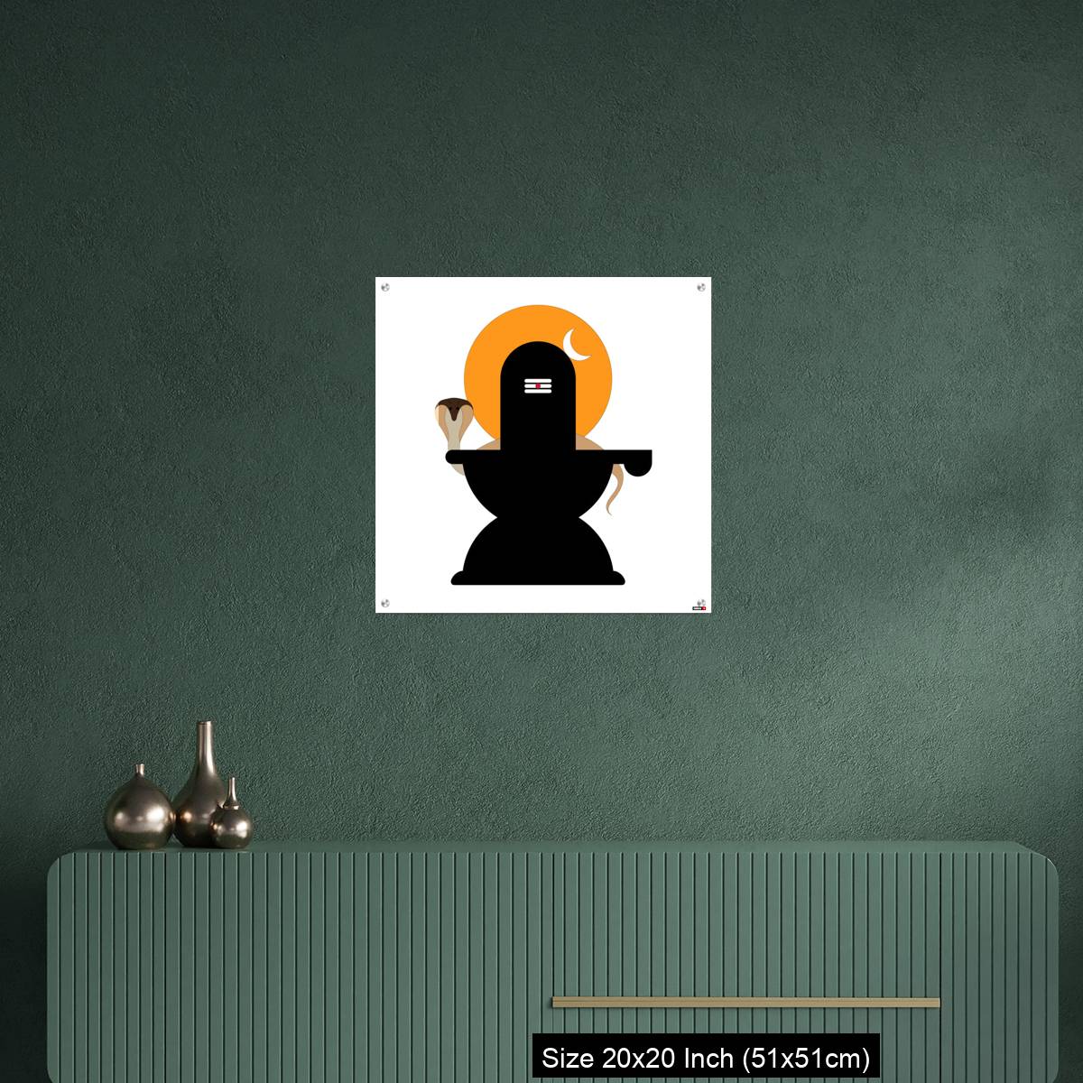 OMGs Acrylic Wall Decor – Shiva Lingam  with snake - Image 16