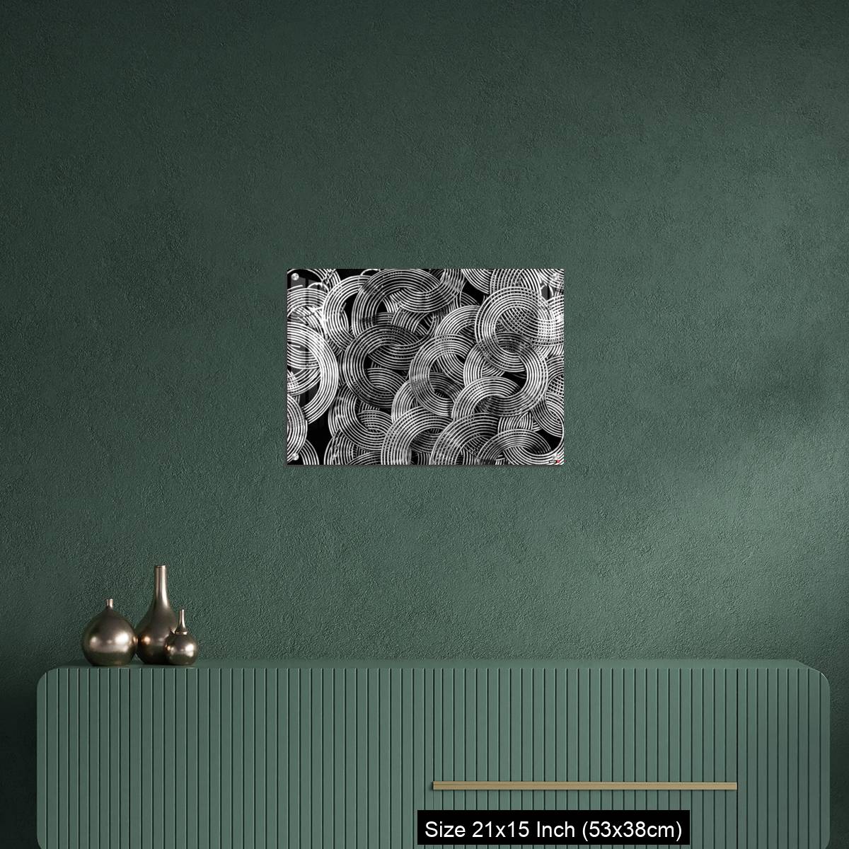 OMGs Acrylic Wall Decor – Beautiful photo of Necklace with Interlocked concentric circles - Image 16