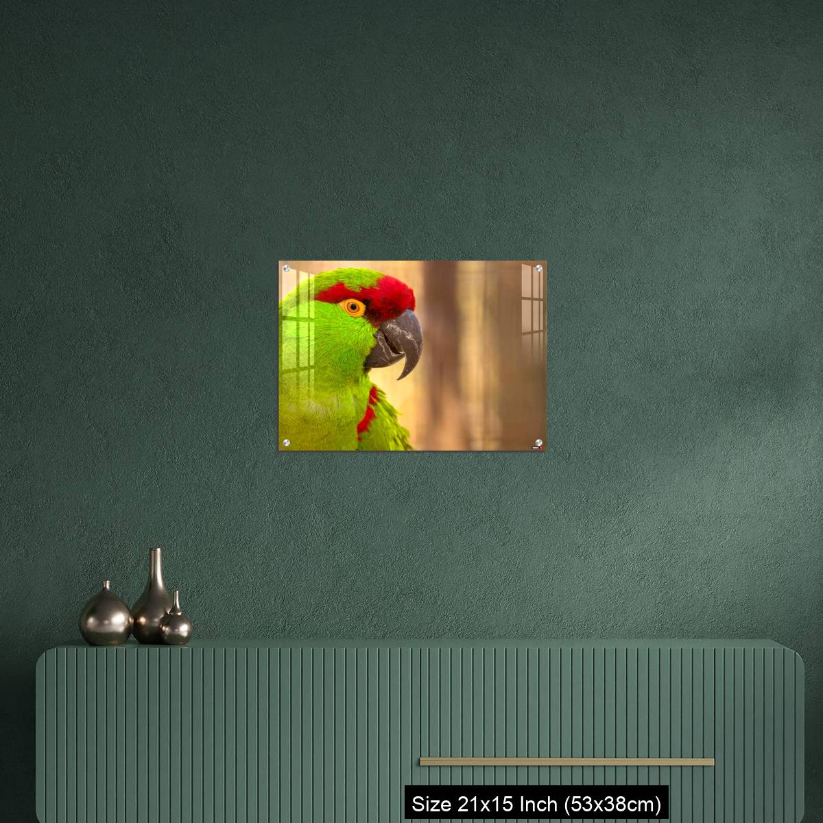 OMGs Acrylic Wall Decor – Close-up portrait of a thick billed parrot - Image 16