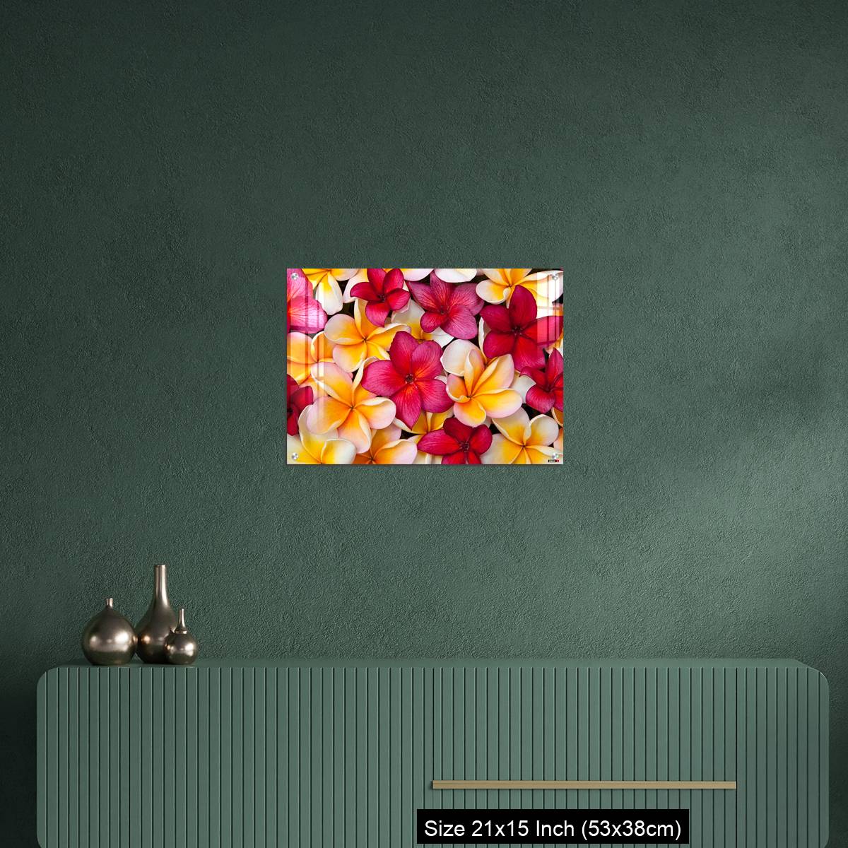 OMGs Acrylic Wall Decor – Colorful Pulmeria (or Frangipani) flowers - Image 16