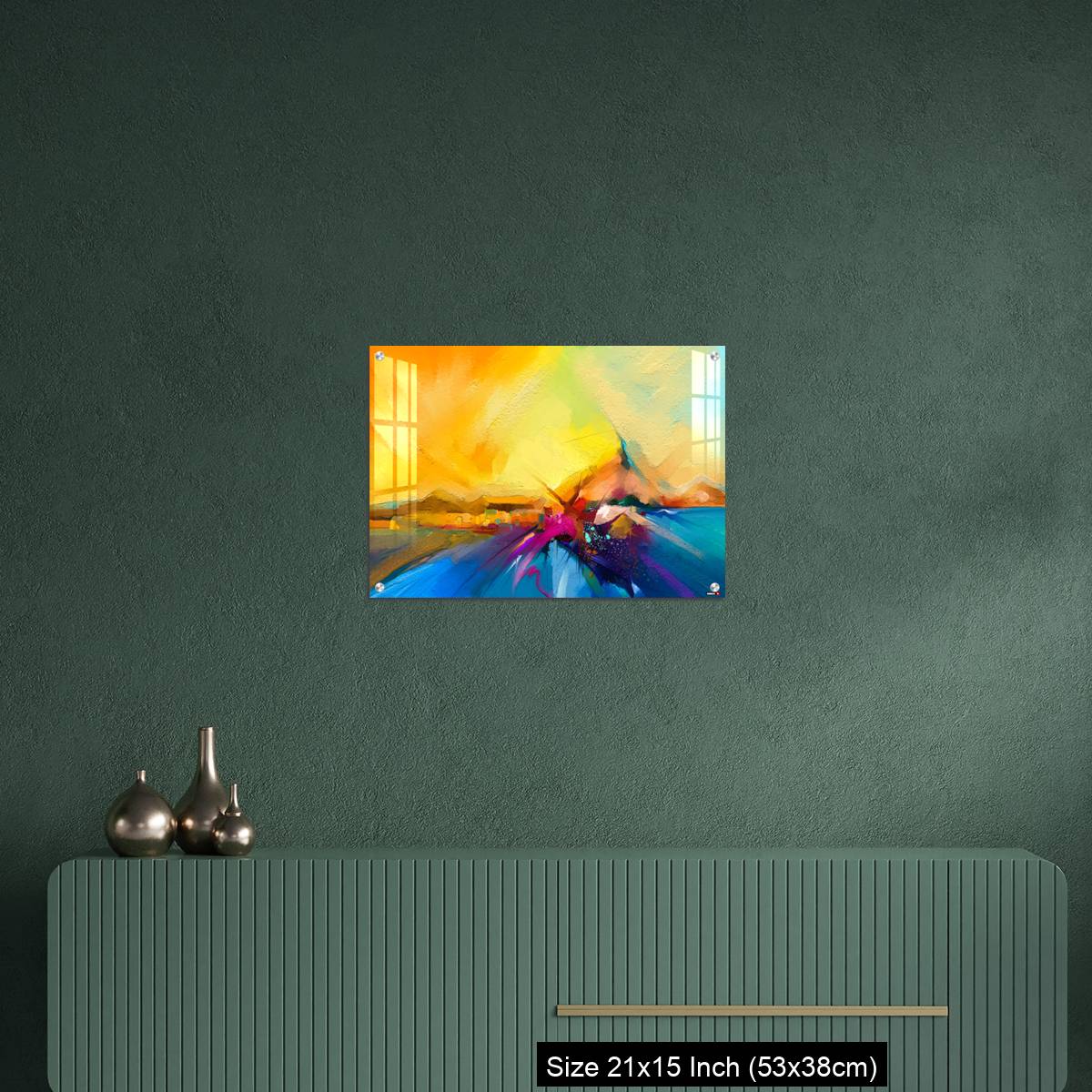 OMGs Acrylic Wall Decor – Colorful oil painting on canvas texture. - Image 16