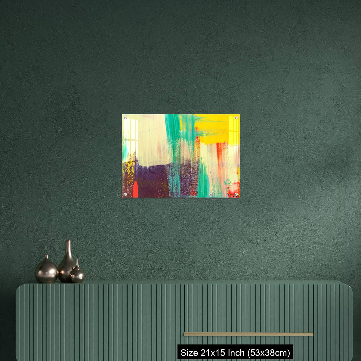 OMGs Acrylic Wall Decor – Colorful painted on concrete wall. Abstract background. - Image 16