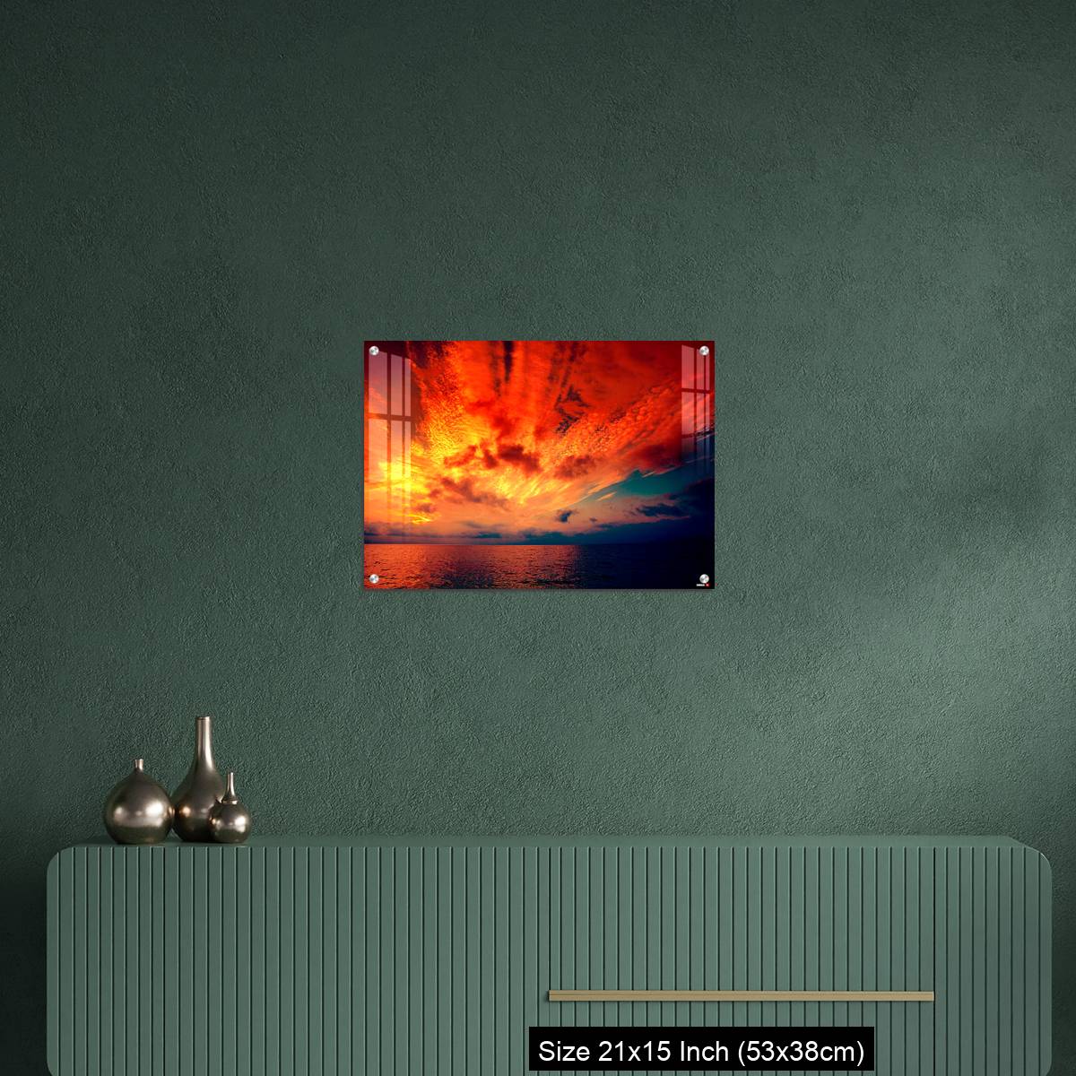 OMGs Acrylic Wall Decor – Early morning, burned sunrise over sea - Image 16