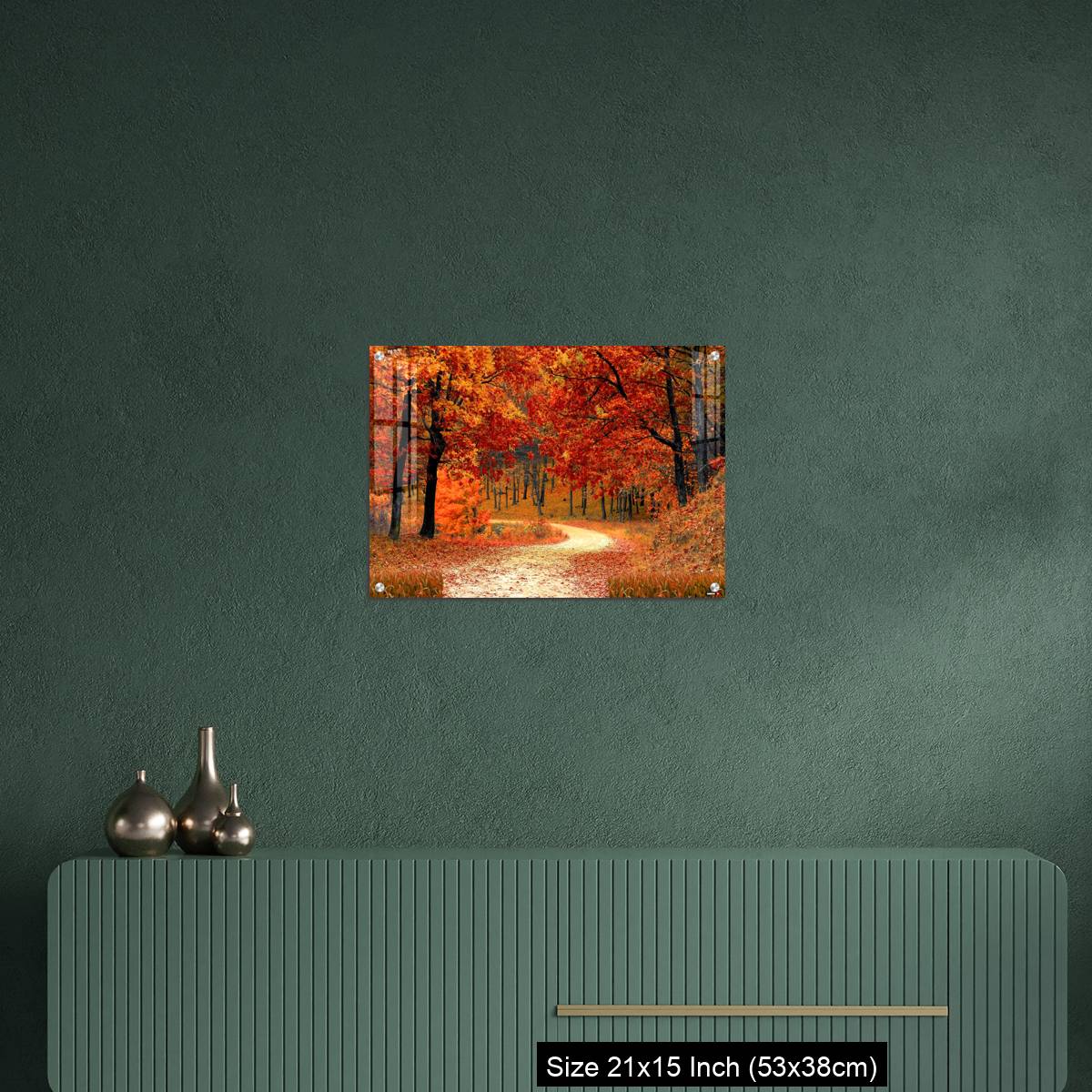 OMGs Acrylic Wall Decor – England-Foggy path in the autumn park - Image 16