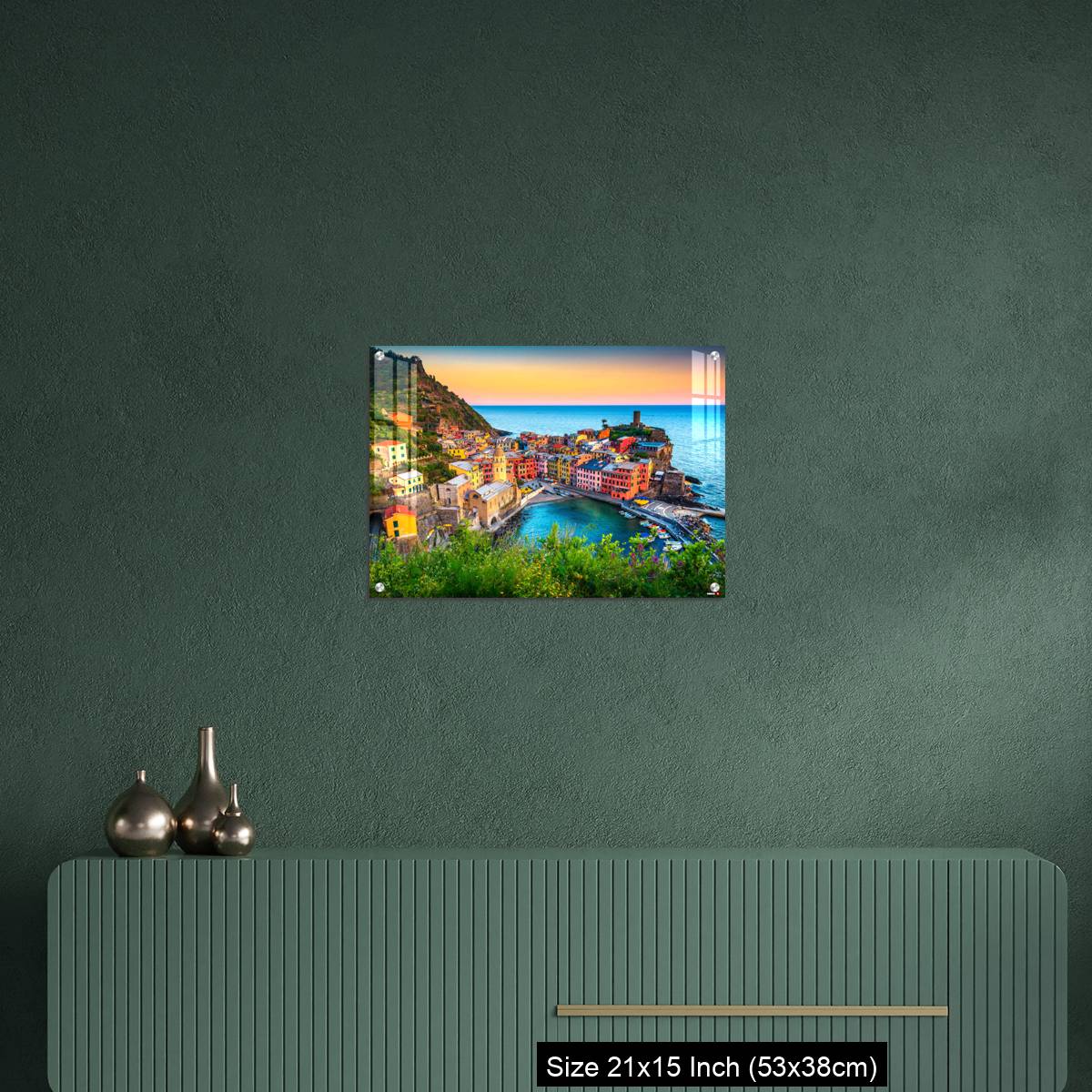 OMGs Acrylic Wall Decor – Famous touristic town of Liguria with beaches and colorful houses - Image 16