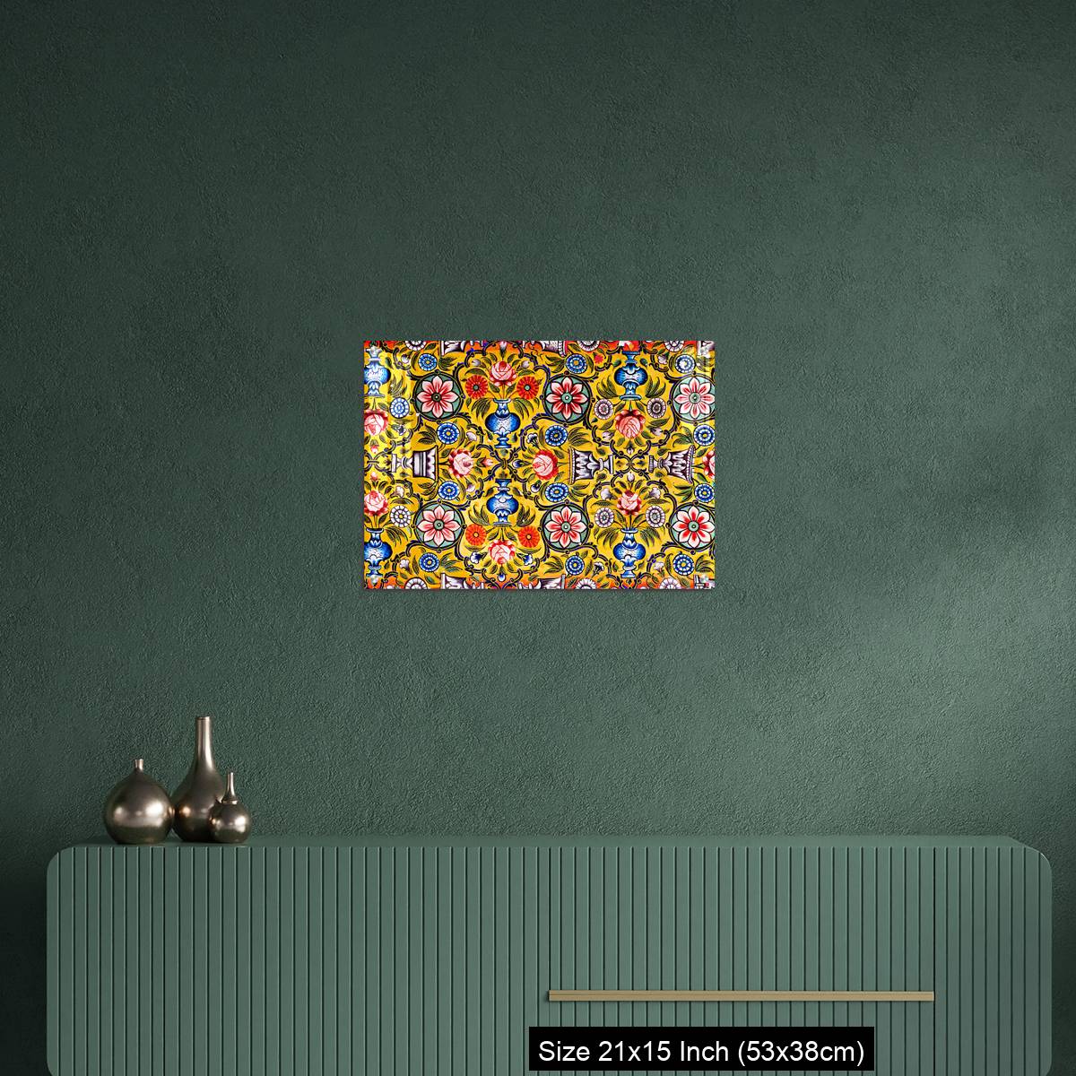 OMGs Acrylic Wall Decor – Floral patterns on colorful mural - Image 16