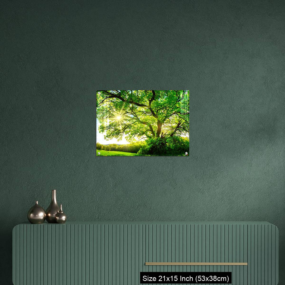 OMGs Acrylic Wall Decor – The sun shining through a majestic oak tree - Image 16