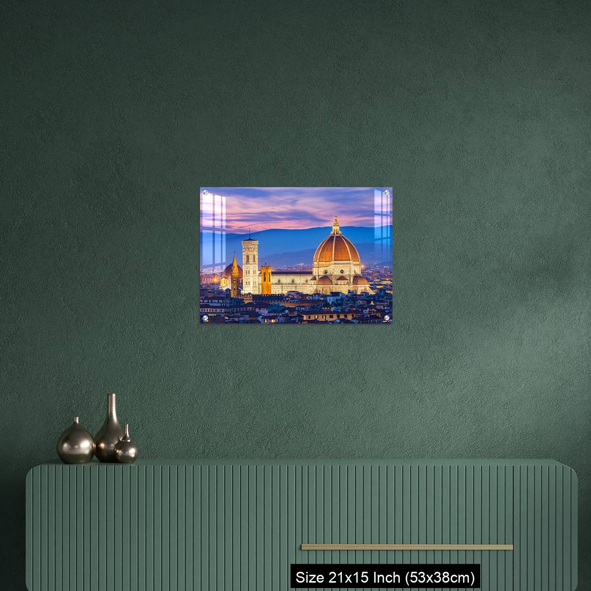 OMGs Acrylic Wall Decor – The twilight of Florence in Tuscany, Italy - Image 16