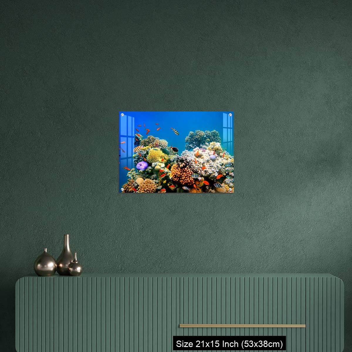 OMGs Acrylic Wall Decor – Tropical Fish on a coral reef - Image 16