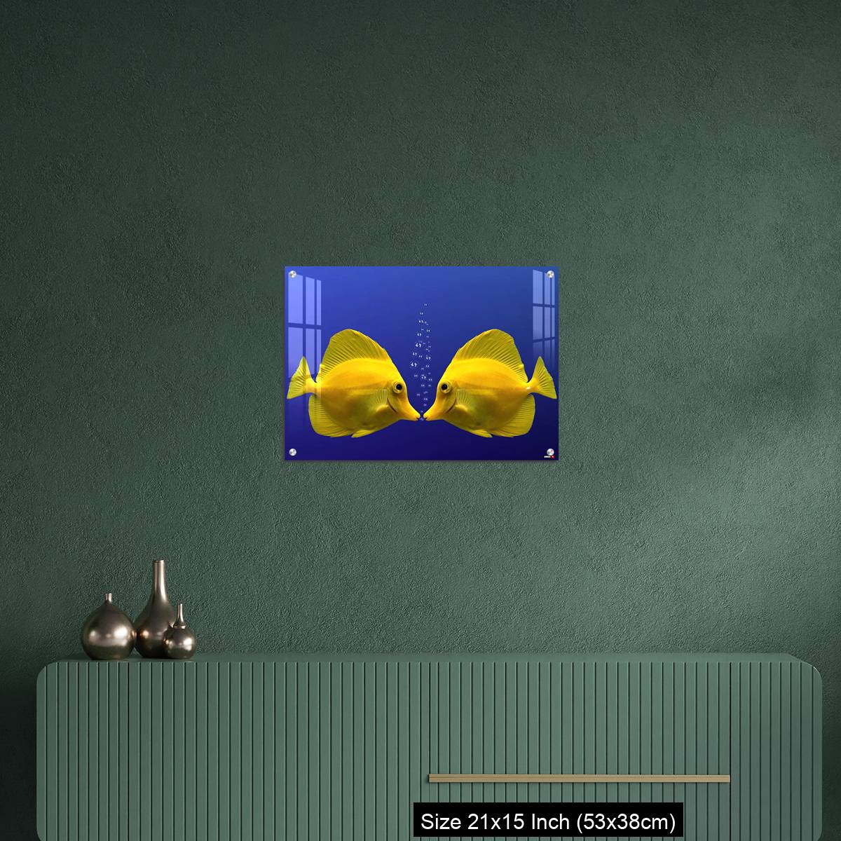 OMGs Acrylic Wall Decor – Two yellow tangs, face to face - Image 16