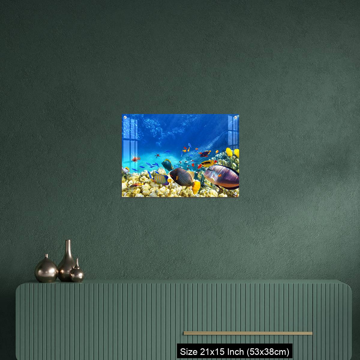OMGs Acrylic Wall Decor – Underwater world with corals and tropical fish. - Image 16