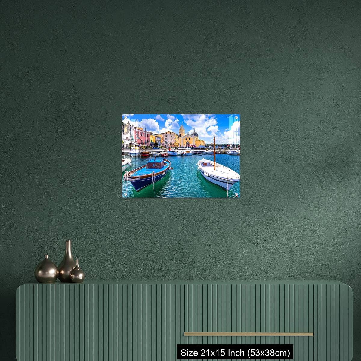OMGs Acrylic Wall Decor – colorful Procida island in Campania, Italy - Image 16
