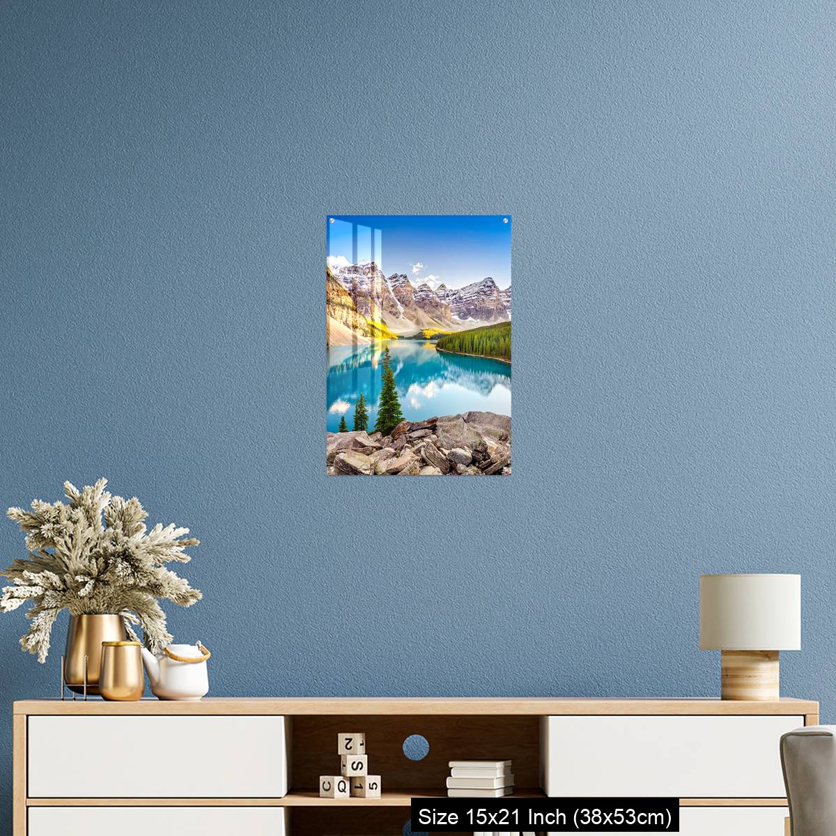 OMGs Acrylic Wall Decor – Landscape view of Moraine lake in Canadian Rocky Mountains - Image 17