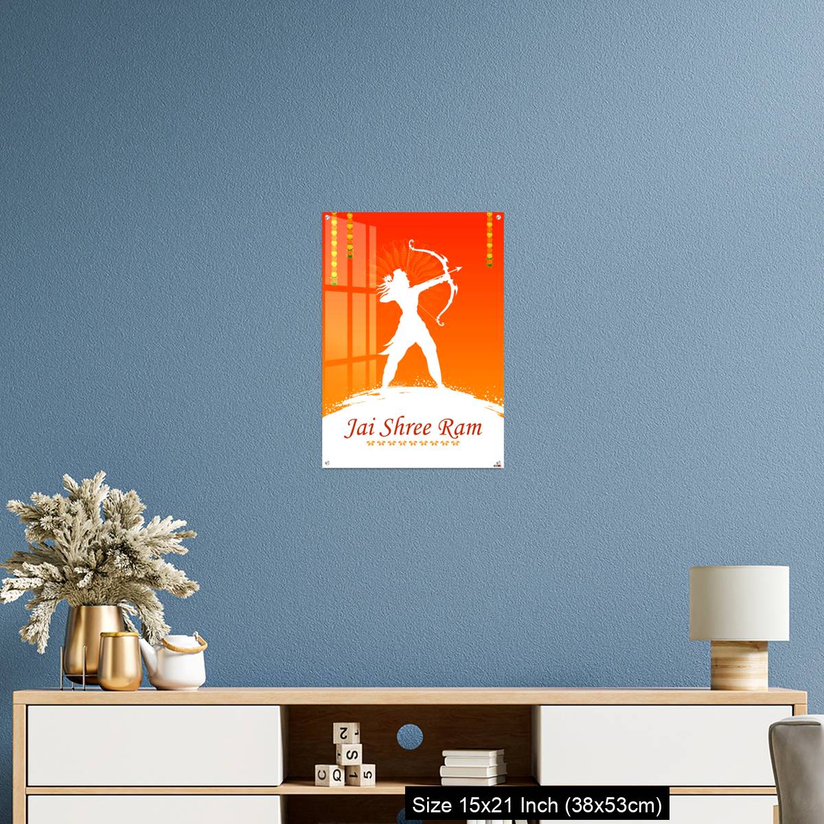 OMGs Acrylic Wall Decor – Lord Rama with bow arrow - Image 17